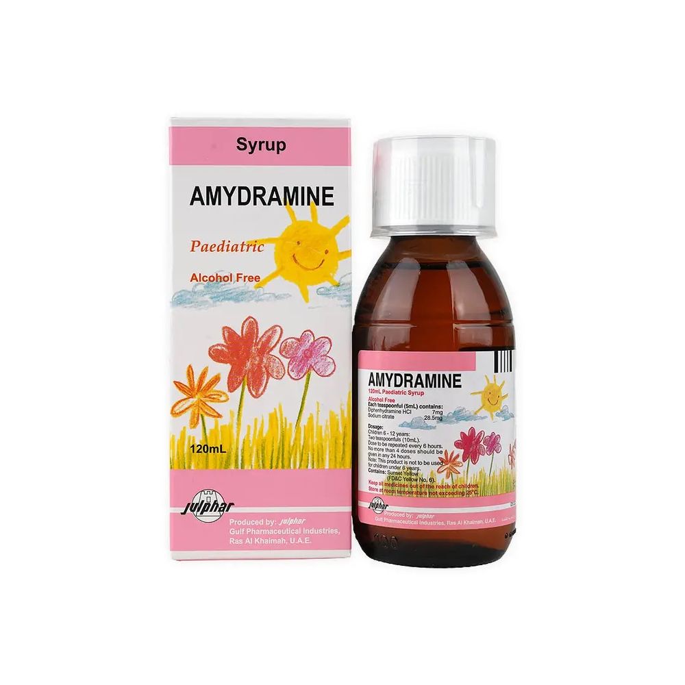 Amydramine Pediatric Syrup - 120ml
