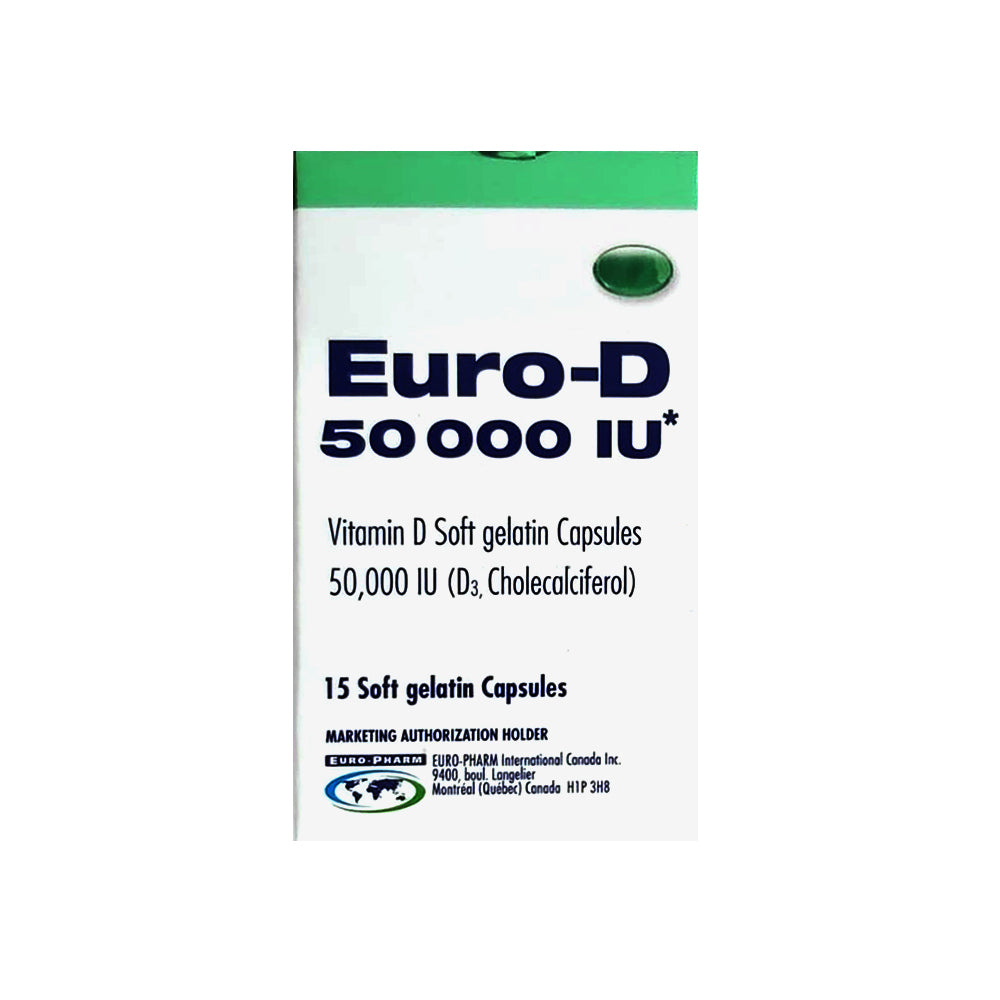 Euro D 50,000 IU - 15 Tablet
