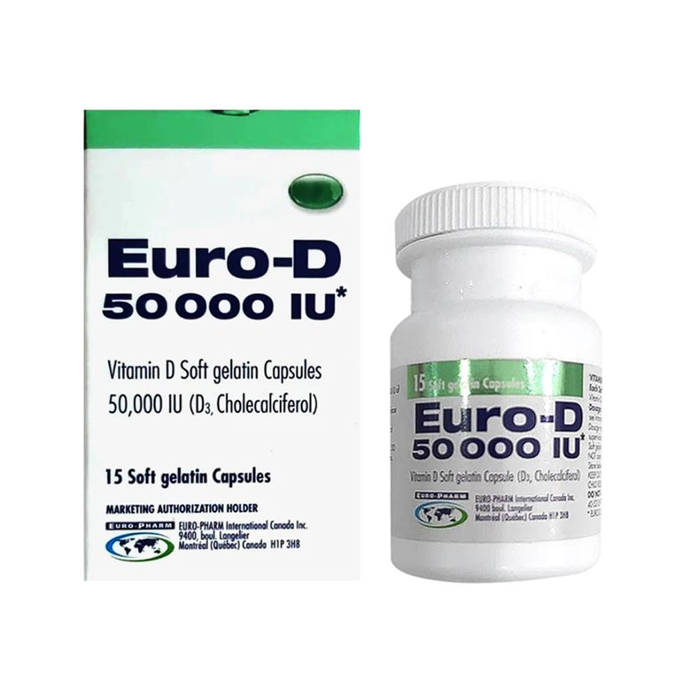 Euro D 50,000 IU - 15 Tablet