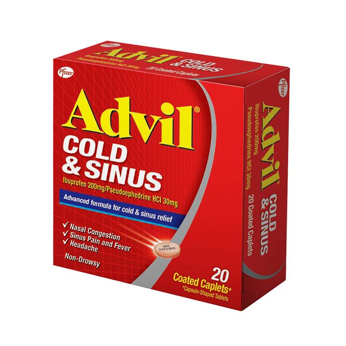Advil - Cold & Sinus - 20 Caplet