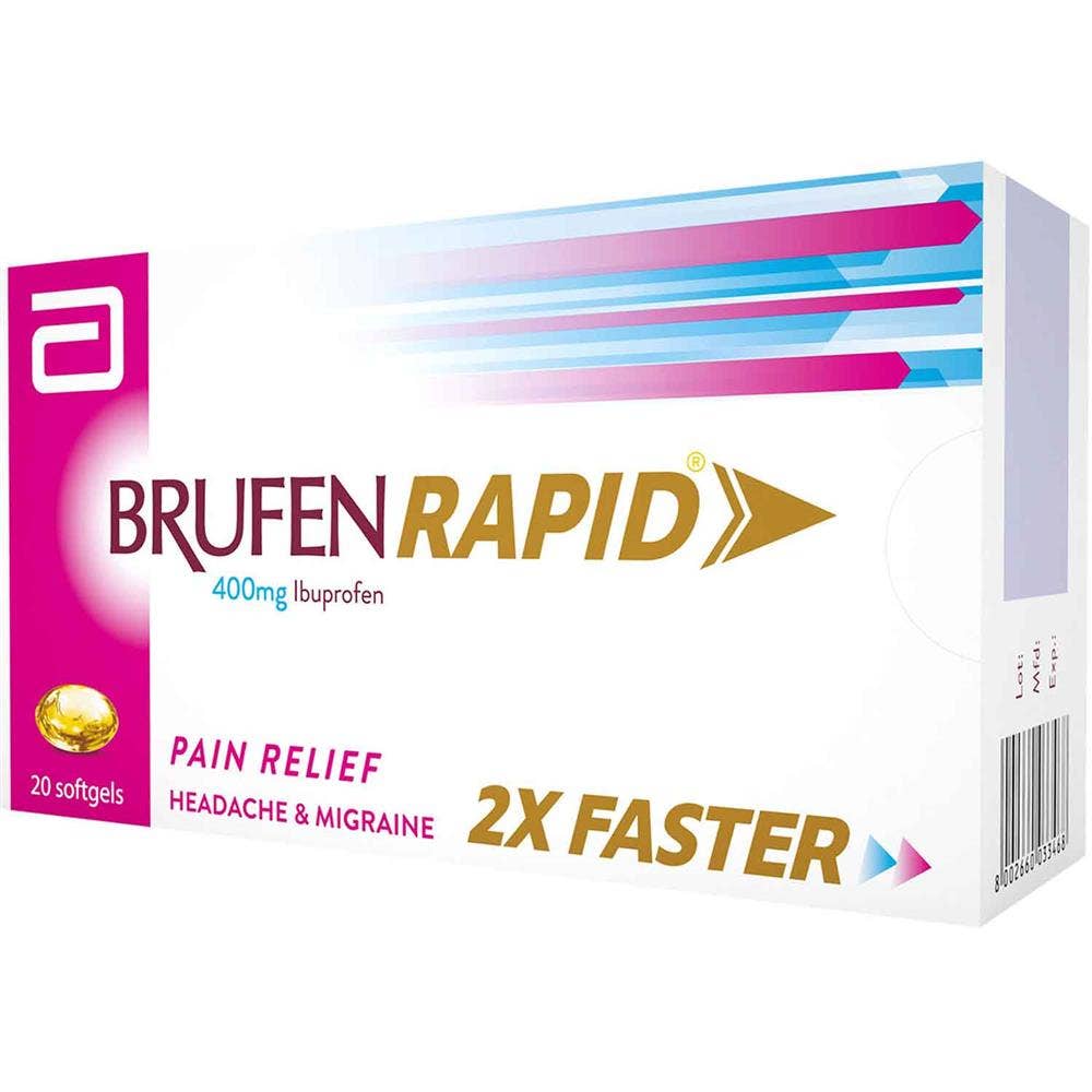 Brufen Rapid 400mg - 20 Capsule