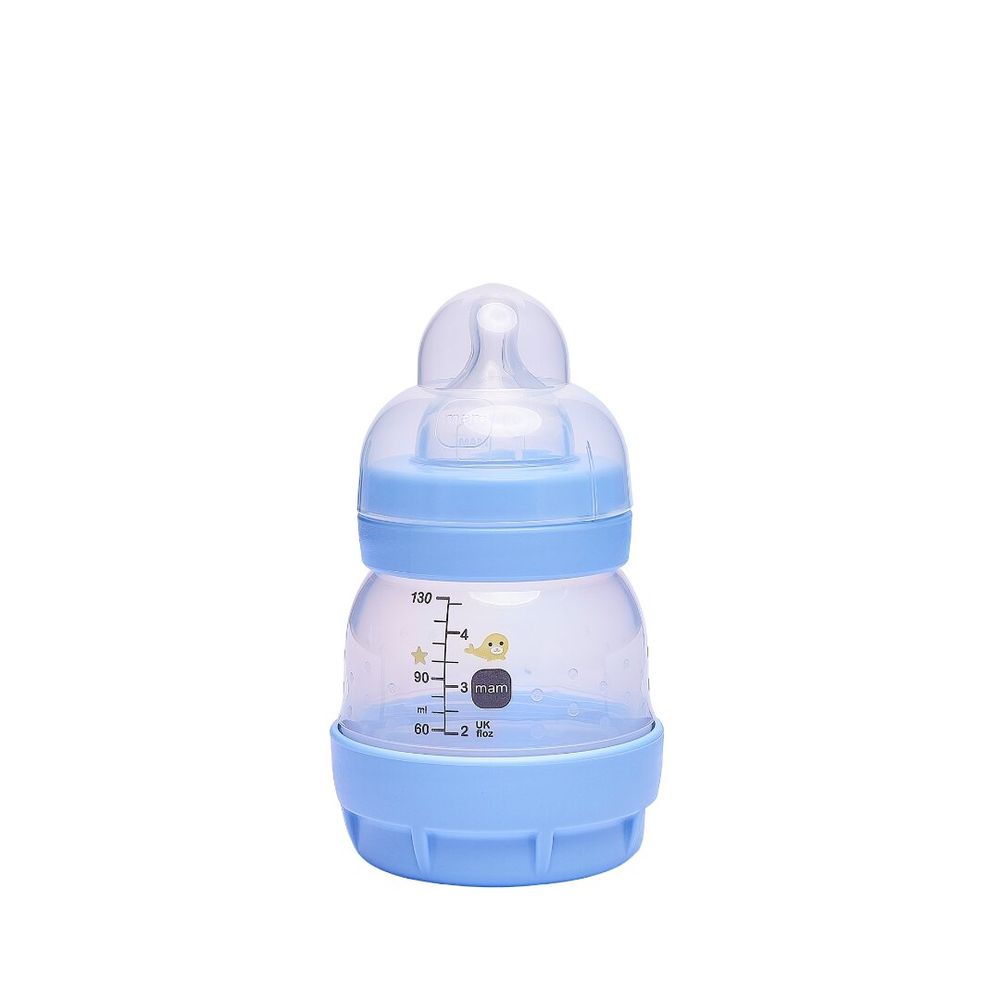 Mam - Baby Easy Start Feeding Bottle - Sealife Blue - 130 ml