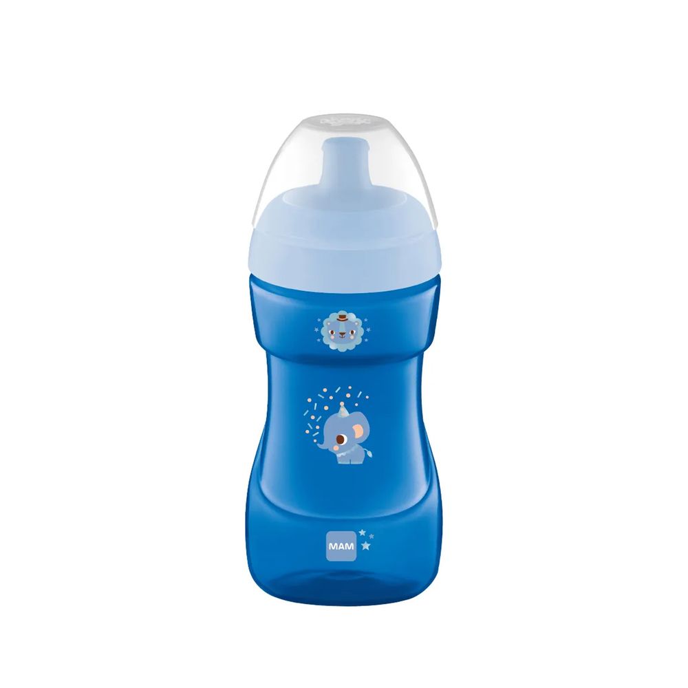 Mam - Baby Sports Cup - Celebrations Blue - 330 ml