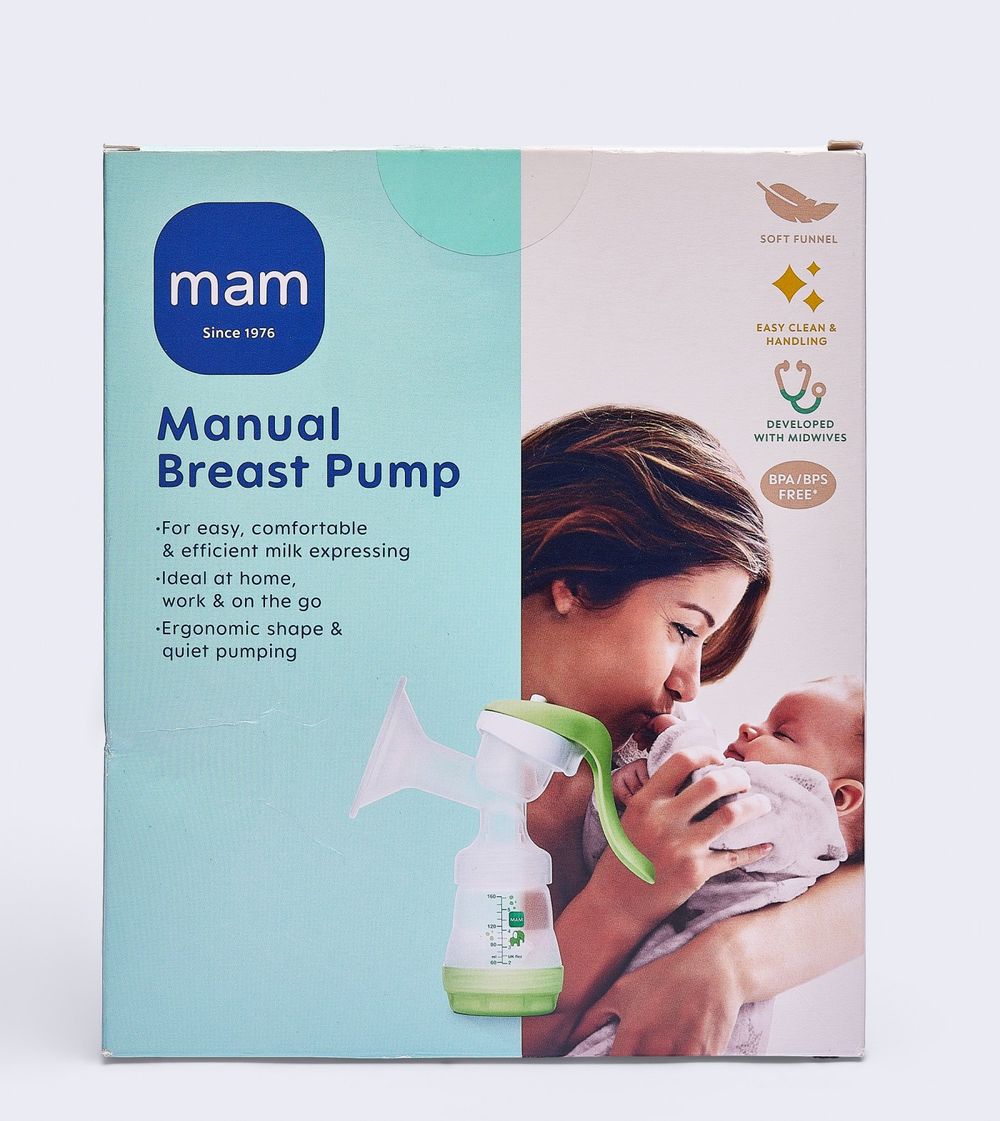 Mam - Manual Silicone Breast Pump - Green