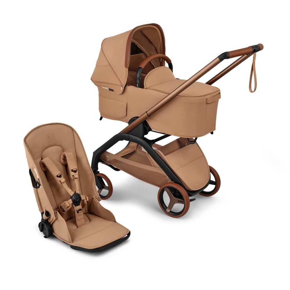 Bugaboo - Dragonfly Plus x Stella McCartney Stroller & Seat - Tobacco Brown