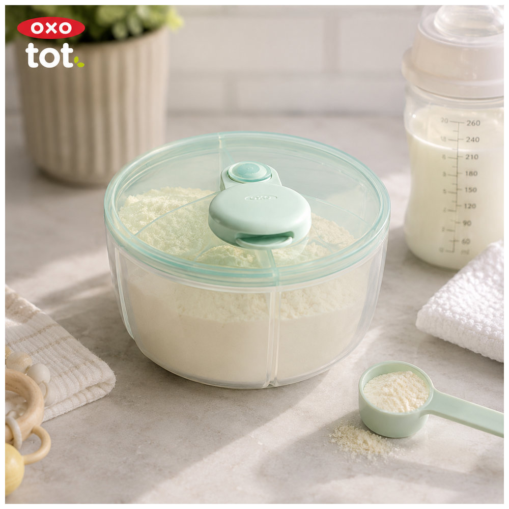 Oxo-Tot - 3 Sections Baby Formula Dispenser - Opal