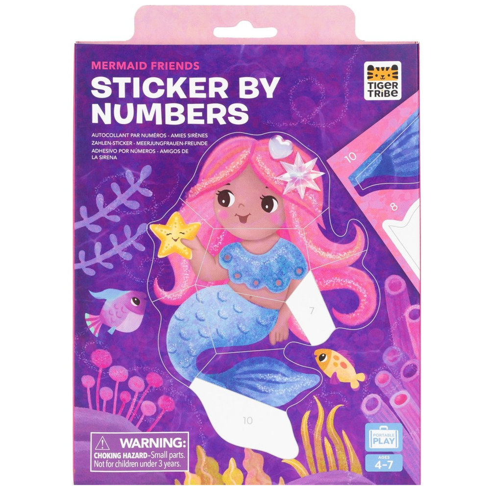 Tiger Tribe - Sticker By Numbers - Mermaid Friends