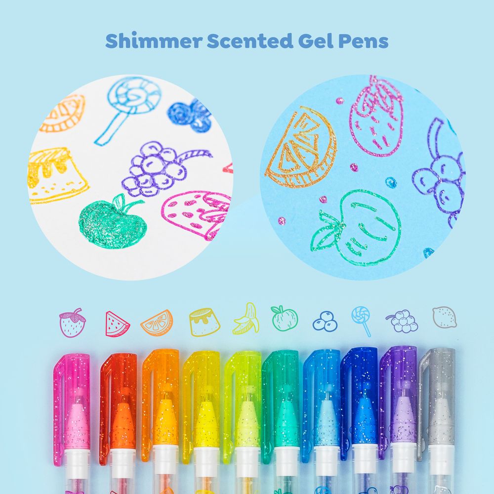 Tiger Tribe - Shimmer Scented Gel Pens Seed