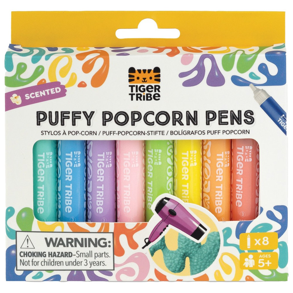 Tiger Tribe - Scented Puffy Popcorn Pens