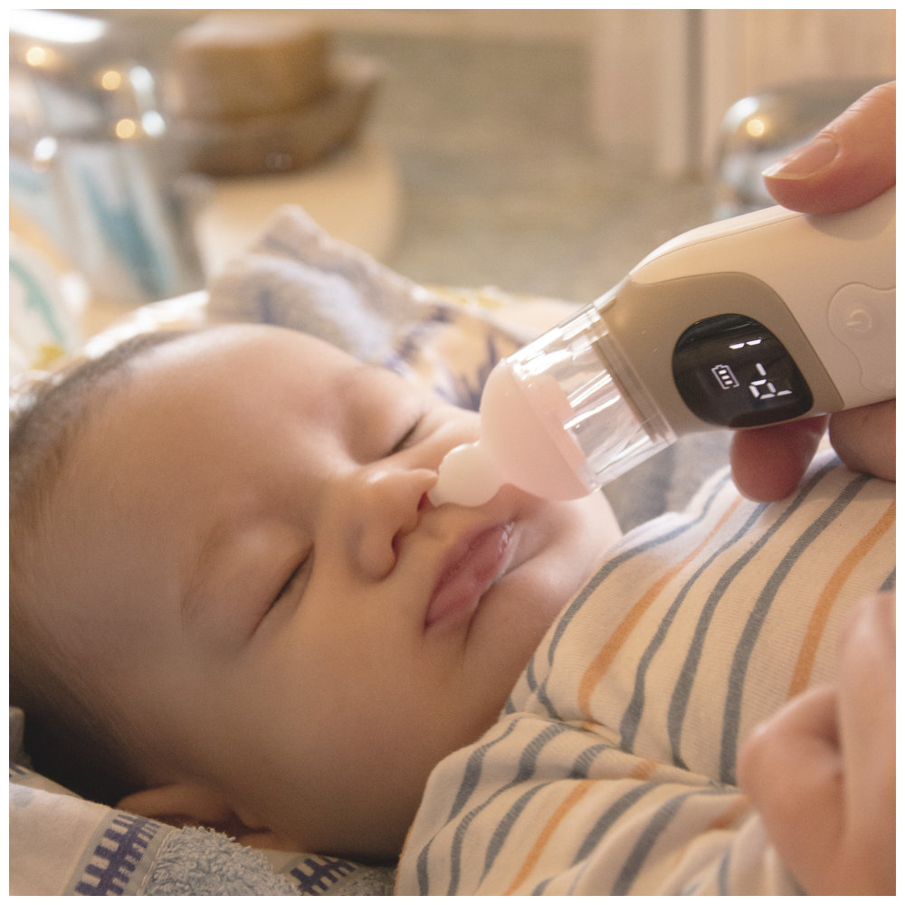 Bbluv - Rino Pro Rechargeable Nasal Aspirator - White