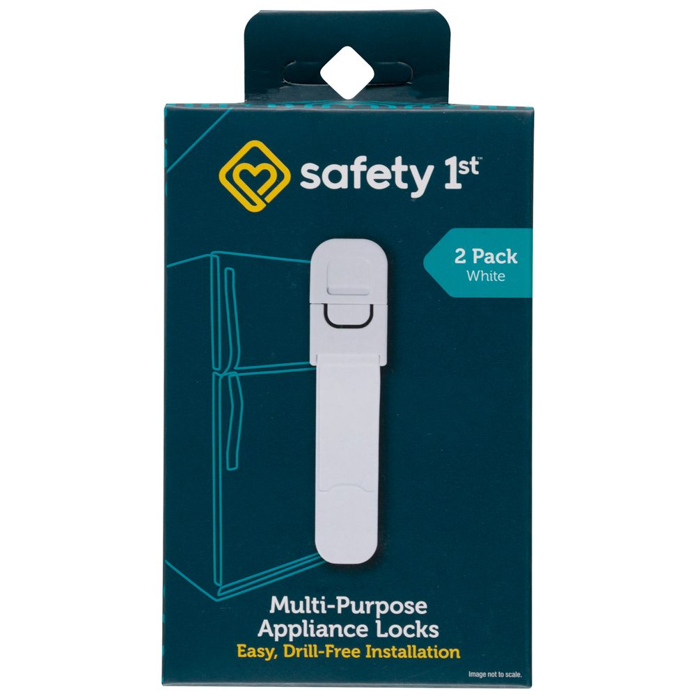 Safety 1st - Multi-Purpose Appliance Locks - White - 2 Pc Set