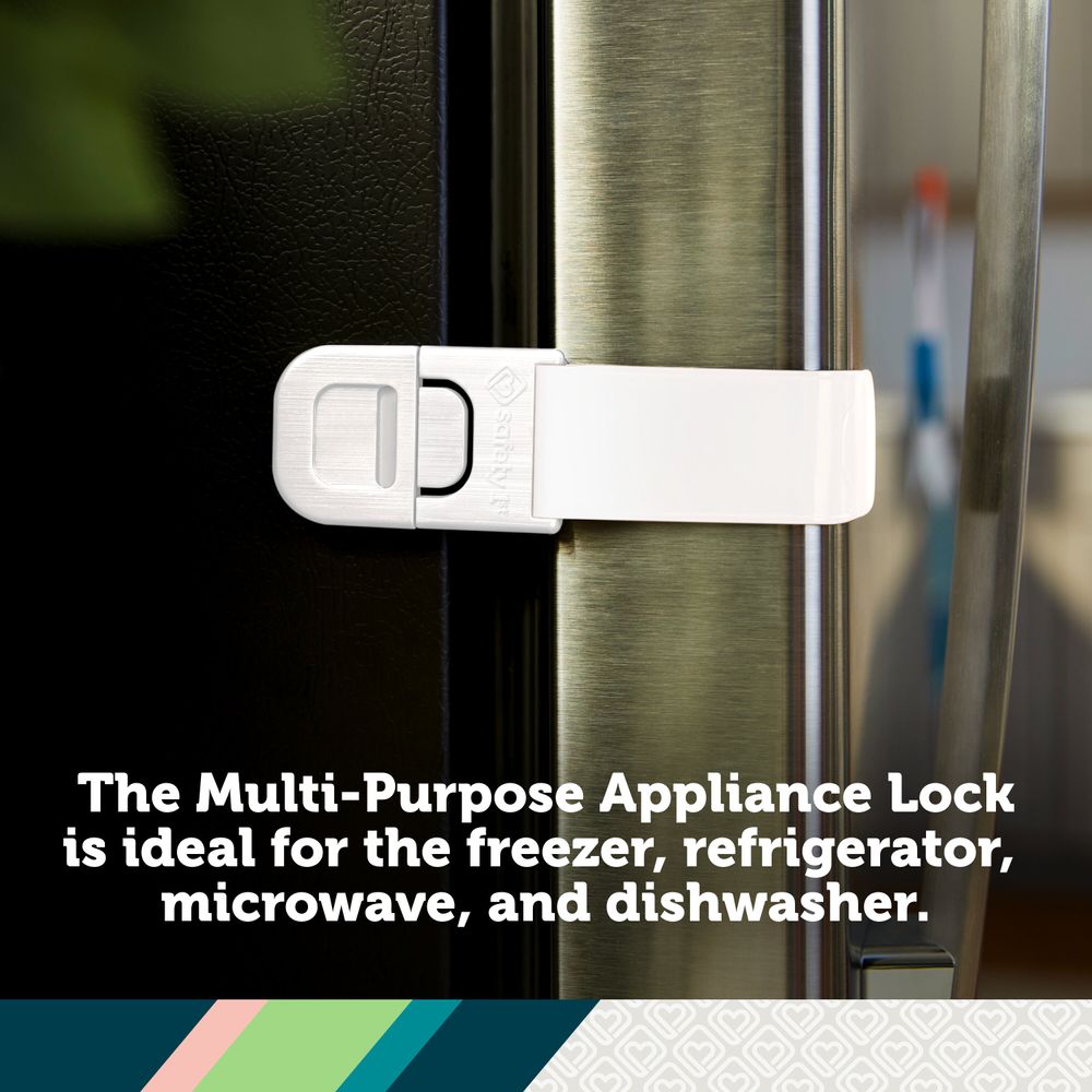Safety 1st - Multi-Purpose Appliance Locks - White - 2 Pc Set