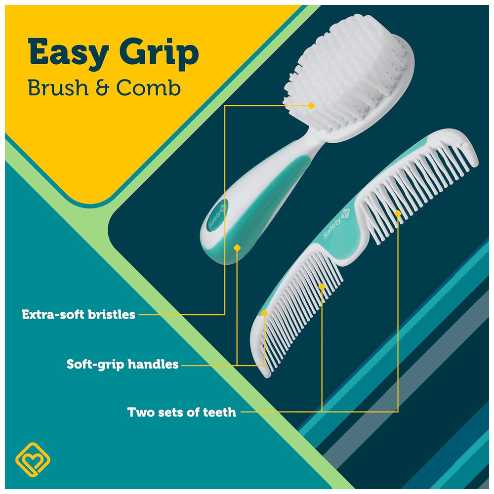 Safety 1st - Brush & Comb Set - Arctic Blue