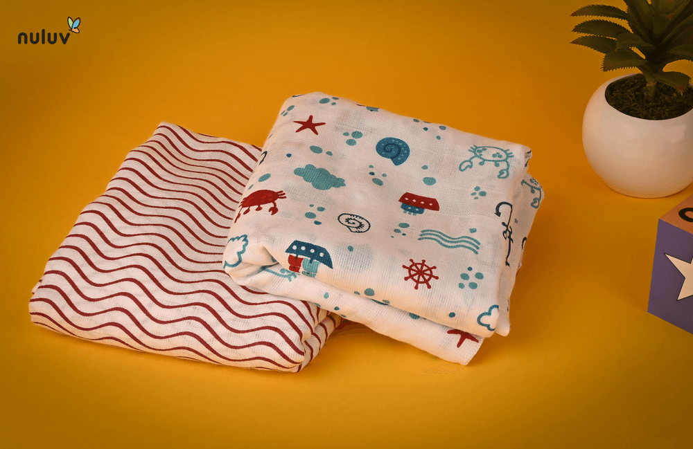 Nuluv - Anchor Swaddle Wrap