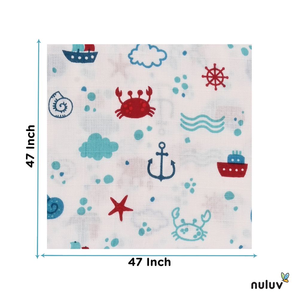 Nuluv - Anchor Swaddle Wrap
