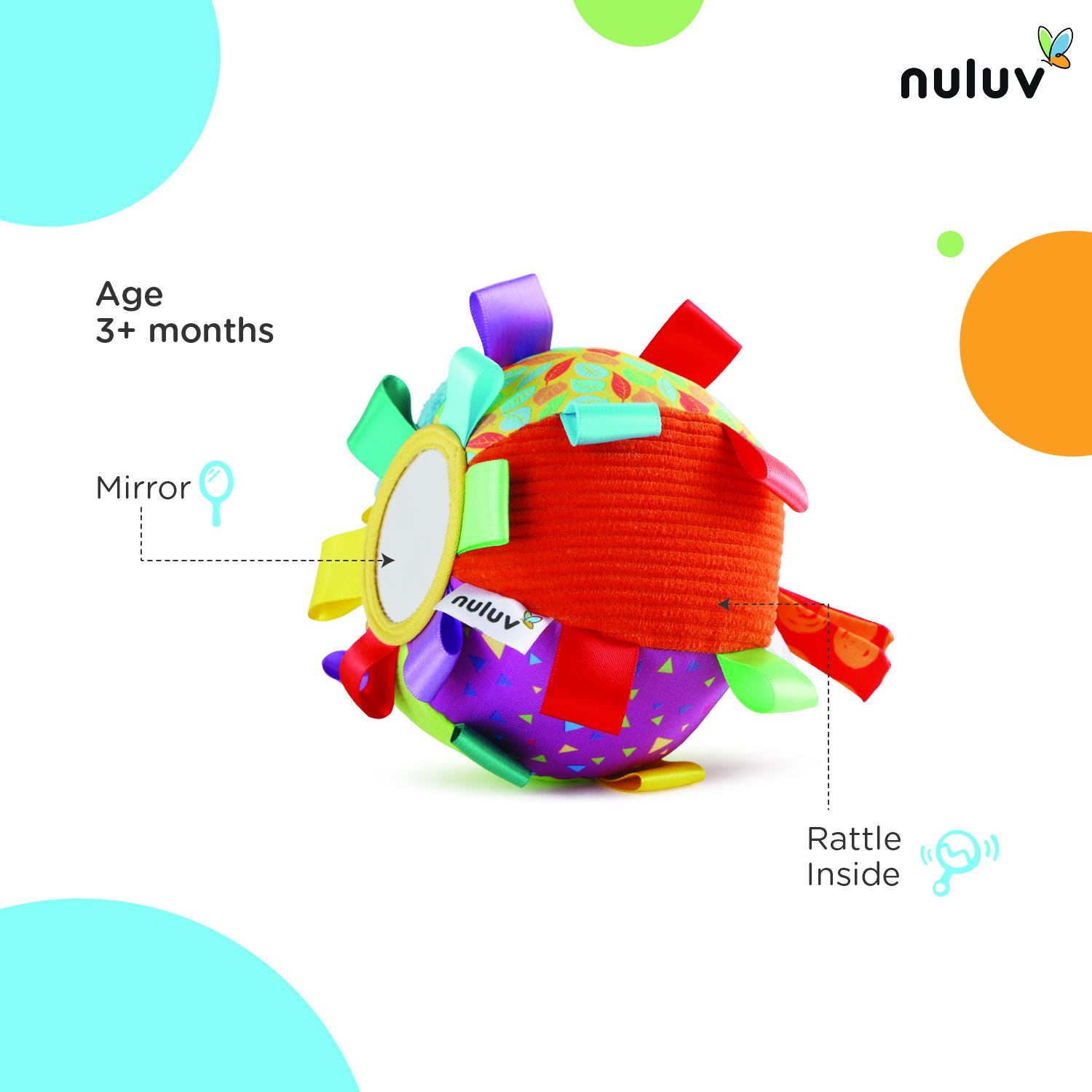 Nuluv - Baby Activity Ball - Multicolor
