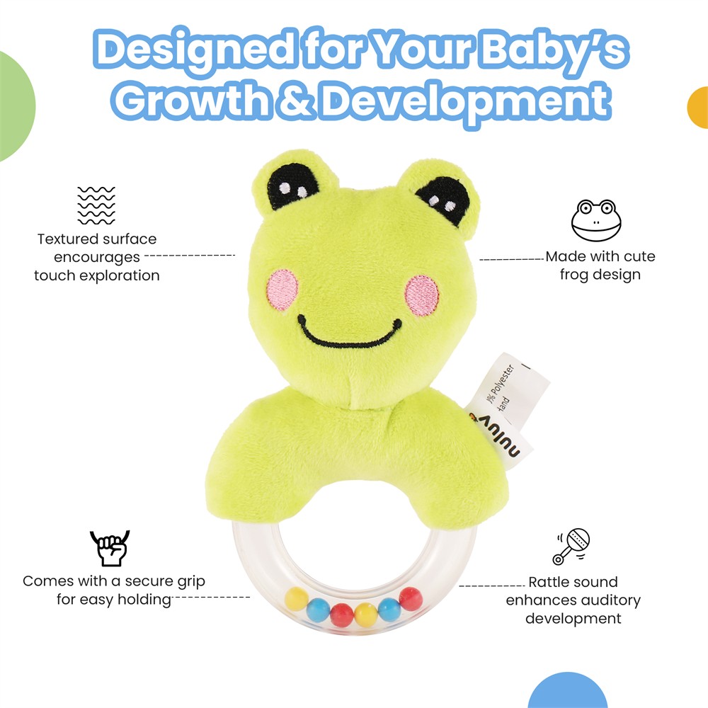 Nuluv - Playtime Frog Ring Rattle