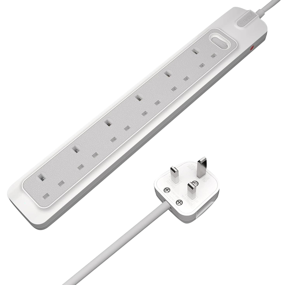 Rafeed - 6 Socket Power Extension Lead - 5m - 2990 W