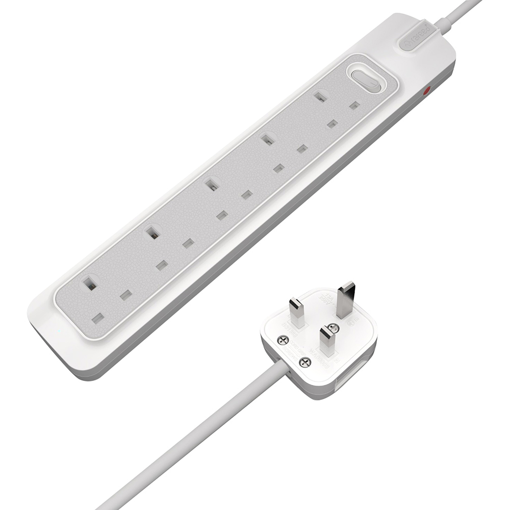Rafeed - 5 Socket Power Extension Lead - 5m - 2990 W