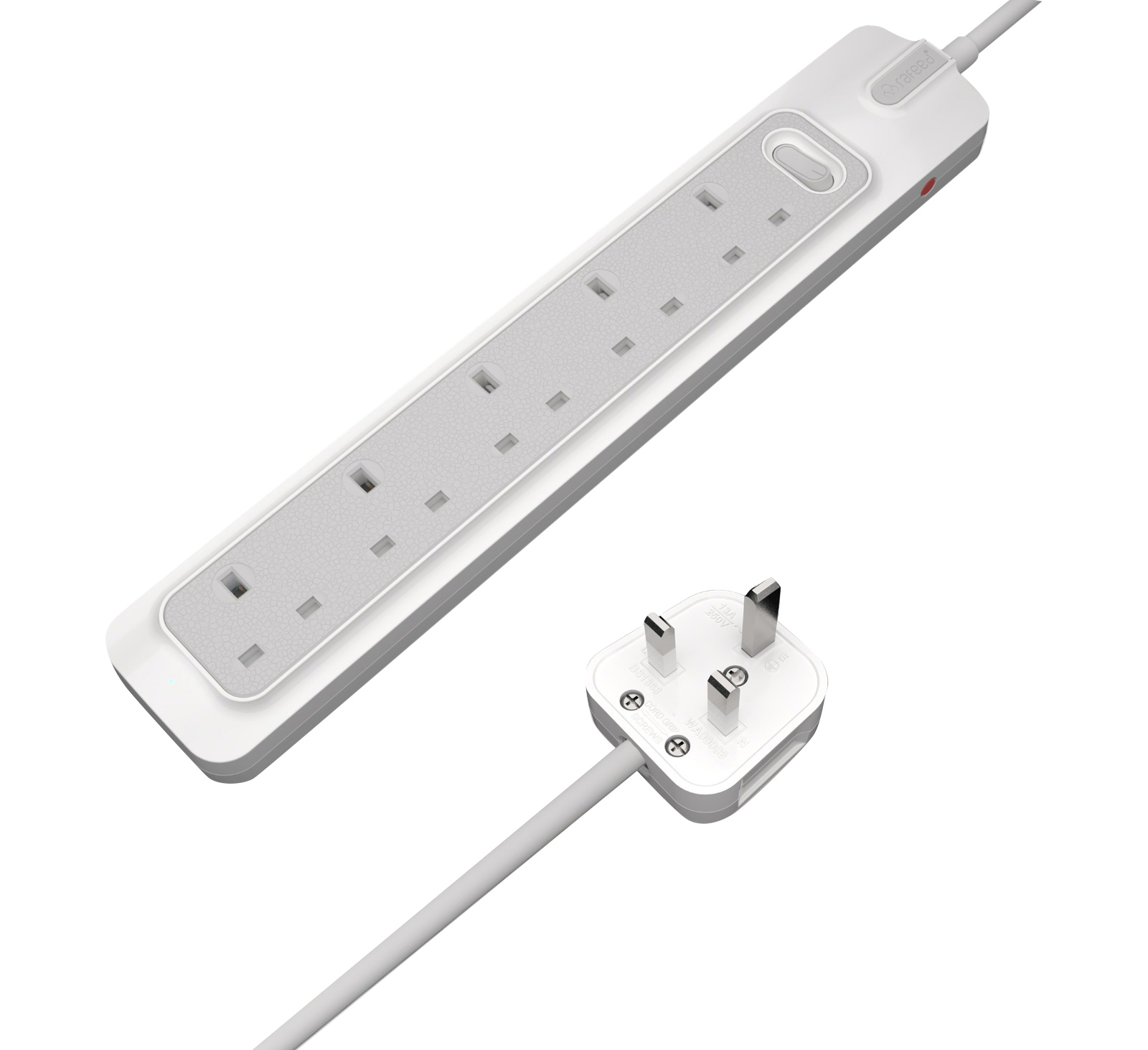 Rafeed - 5 Socket Power Extension Lead - 2m - 2990 W
