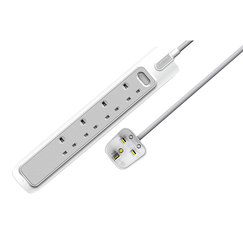 Rafeed - 4 Socket Power Extension Lead - 2m - 2990 W
