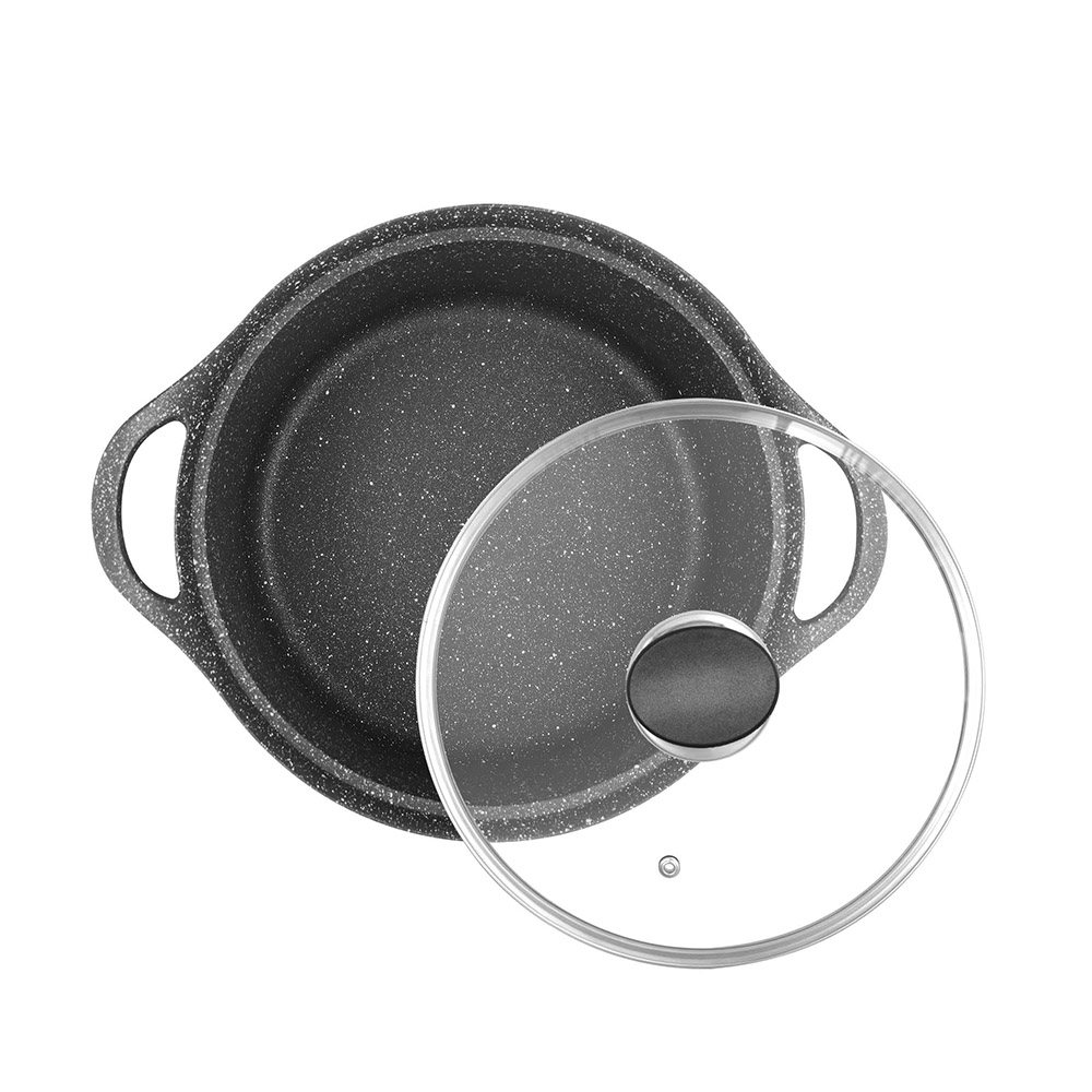 Sonex - Non-Stick Eden Plus Cookware Set - Grey Marble - 20 Pcs