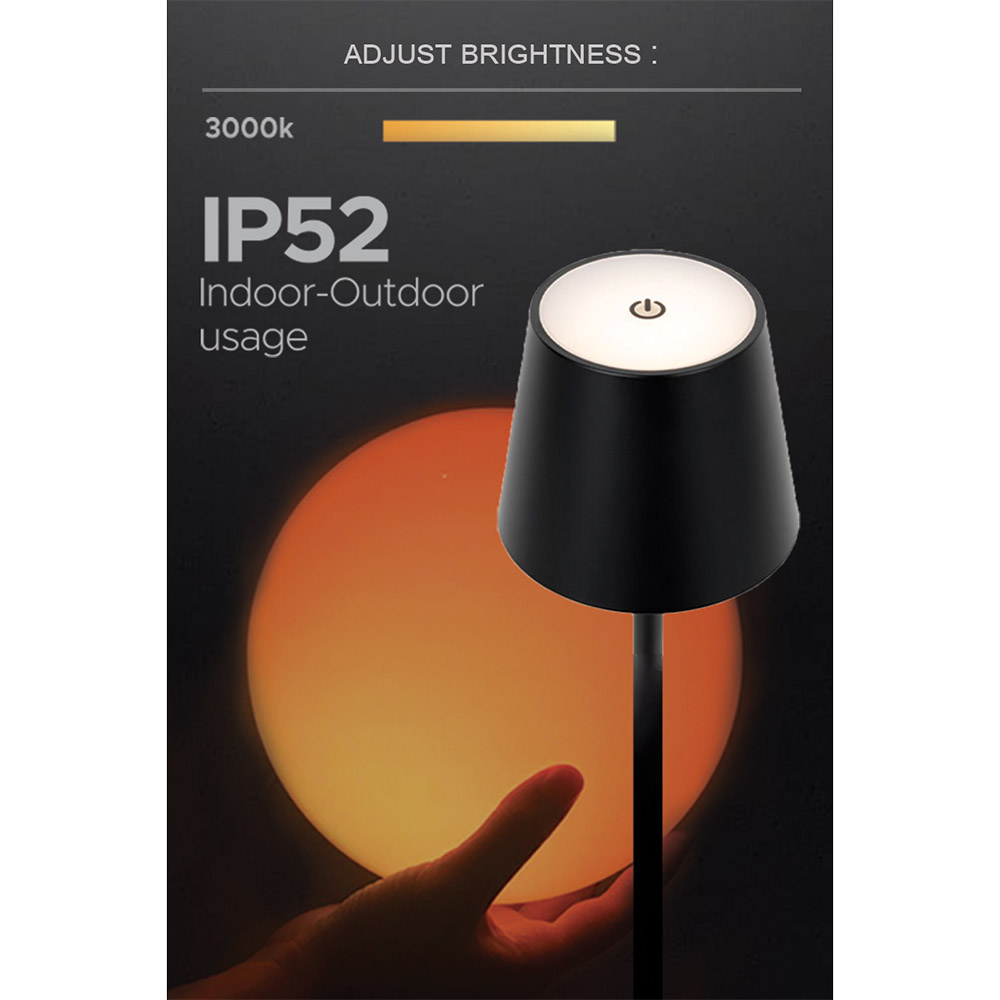Rafeed - LED Table Lamp - Black - 3 W