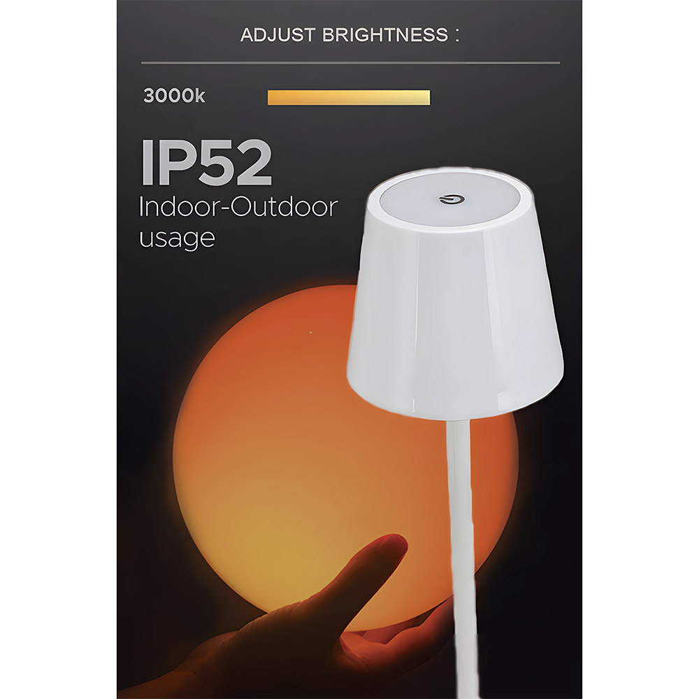 Rafeed - LED Table Lamp - White - 3 W