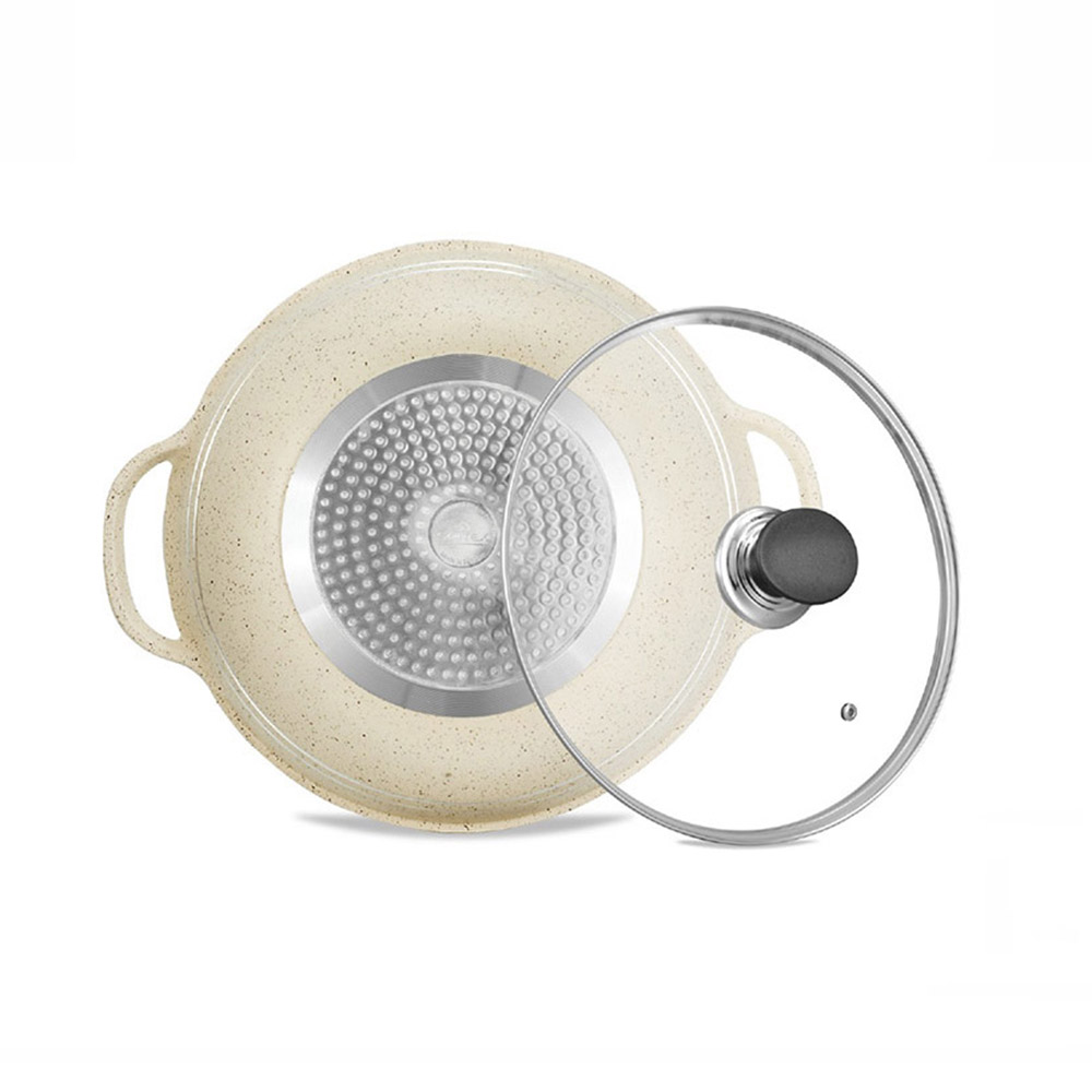 Sonex - Non-Stick Eden Kadahi - White Marble - 32 cm
