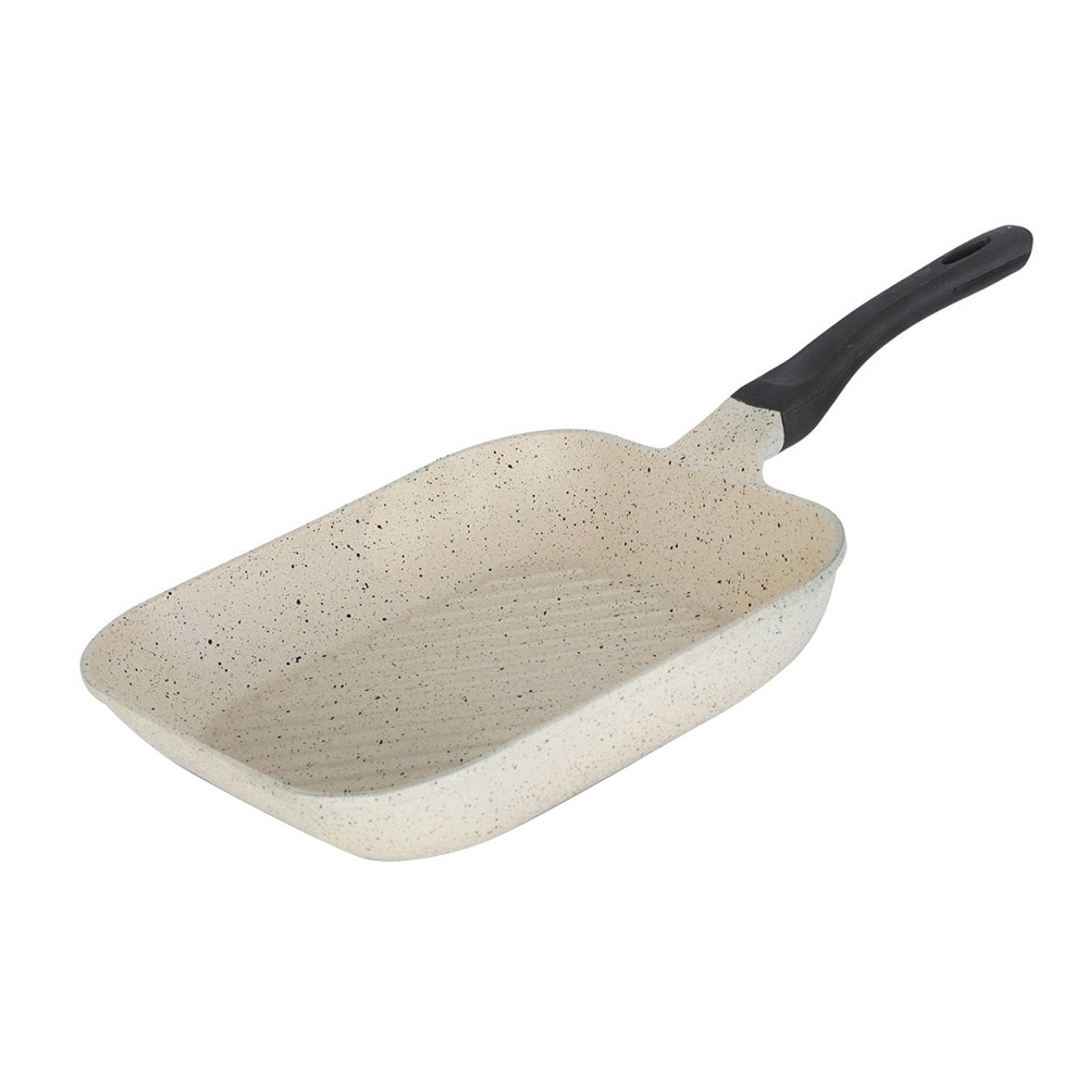 Sonex - Non-Stick Eden Grill Pan - White Marble - 28 cm