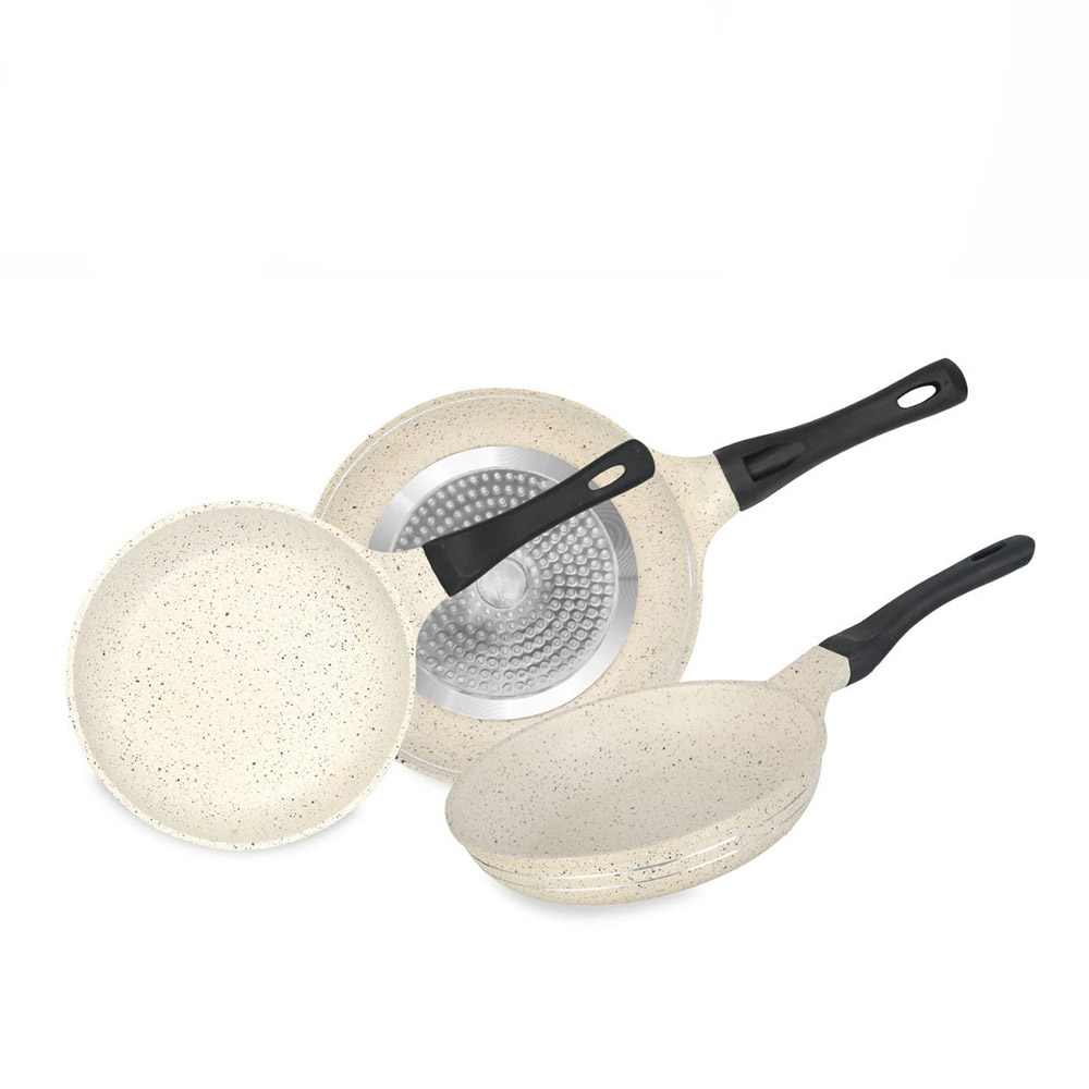 Sonex - Non-Stick Mac Fry Pan - White Marble - 28 cm