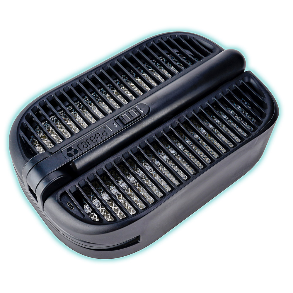 Rafeed - 2-In-1 Collapsed Mosquito Trap - Black - 2000mAh