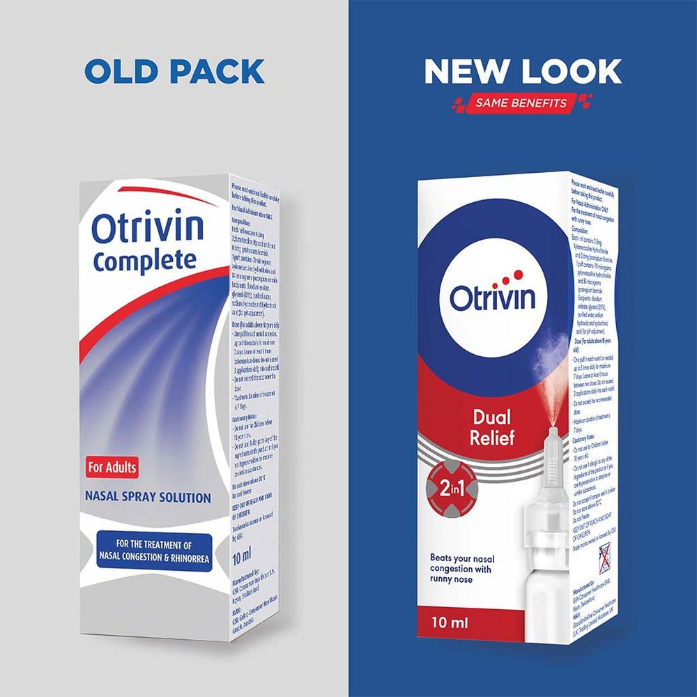 Otrivin - Dual Relief Nasal Spray - 10ml