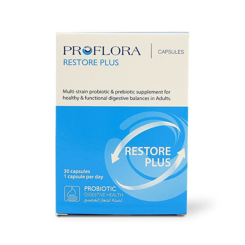 Proflora Restore Plus - Advanced Probiotic + S. boulardii for Intensive Gut Balance & Antibiotic Regimen Support