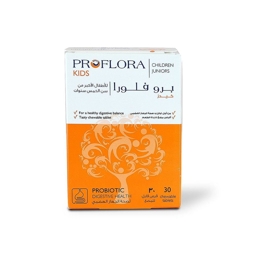 Proflora Kids Plus Chewable - Kids Probiotic Chewables for Tummy Comfort, Regularity & Immune Support