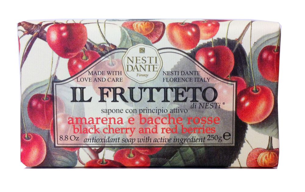 Nesti Dante - Il Frutteto - Black Cherry & Red Berries Soap - 250g