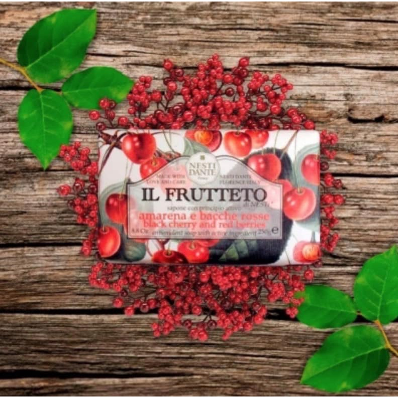 Nesti Dante - Il Frutteto - Black Cherry & Red Berries Soap - 250g