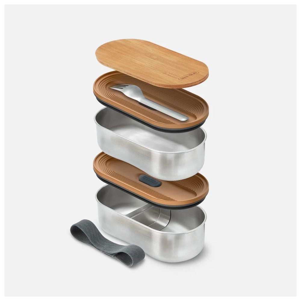 Black+Blum - Stainless Steel Bento Lunch Box - Silver