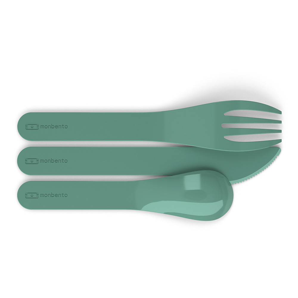 Monbento - Pocket Color Cutlery Set - 3 Pc Set