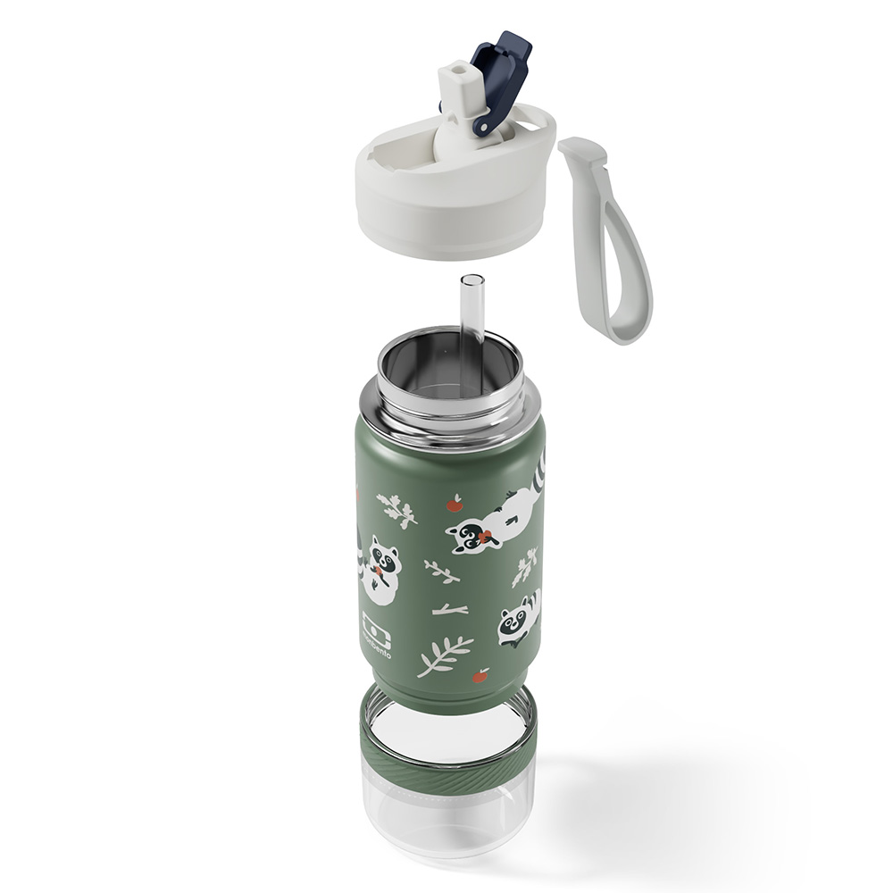 Monbento - Twisty Insulated Water Bottle - Racoon - 300 ml