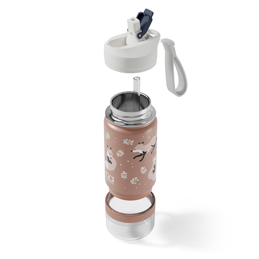 Monbento - Twisty Insulated Water Bottle - Fox - 300 ml