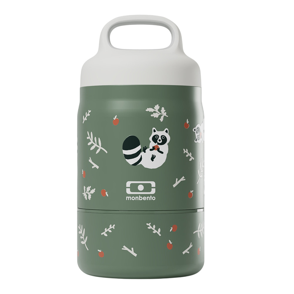 Monbento - Kids Handy Insulated Food Jar - Racoon - 500 ml