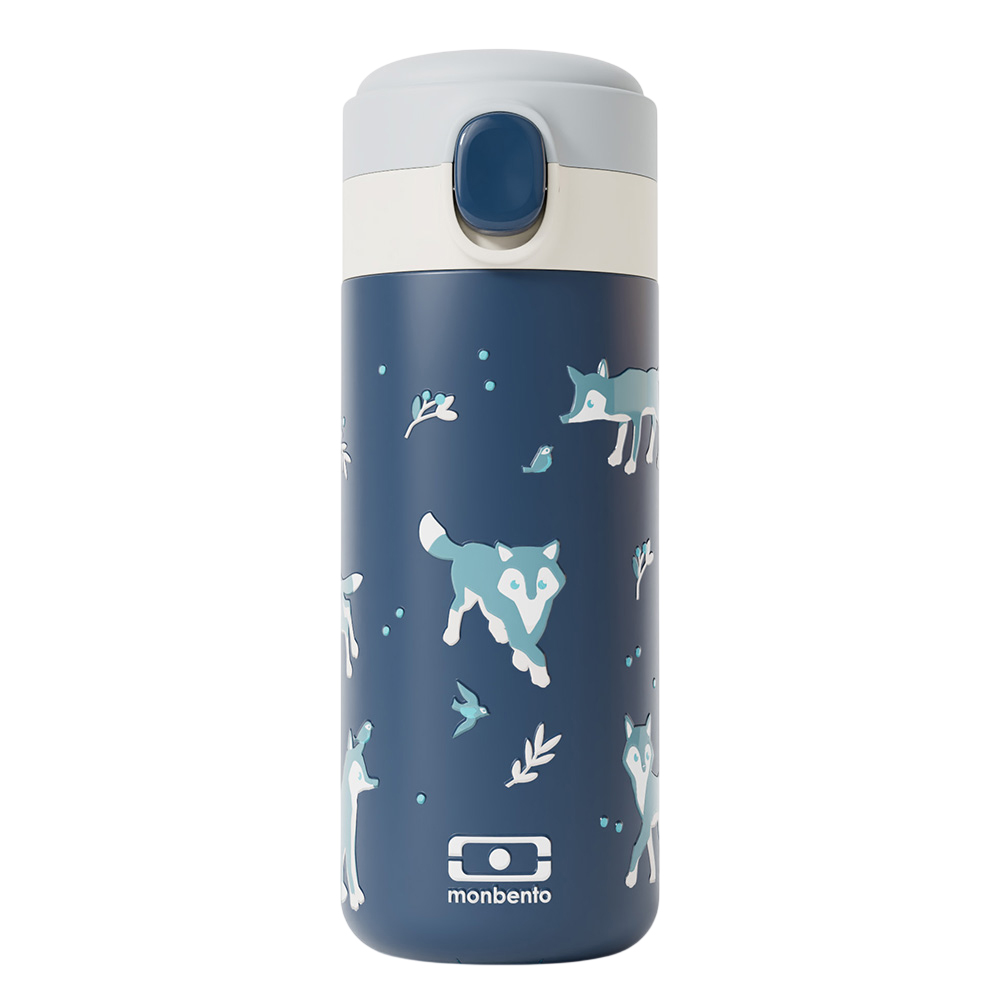 Monbento - Pop Insulated Water Bottle - Wolf - 360 ml