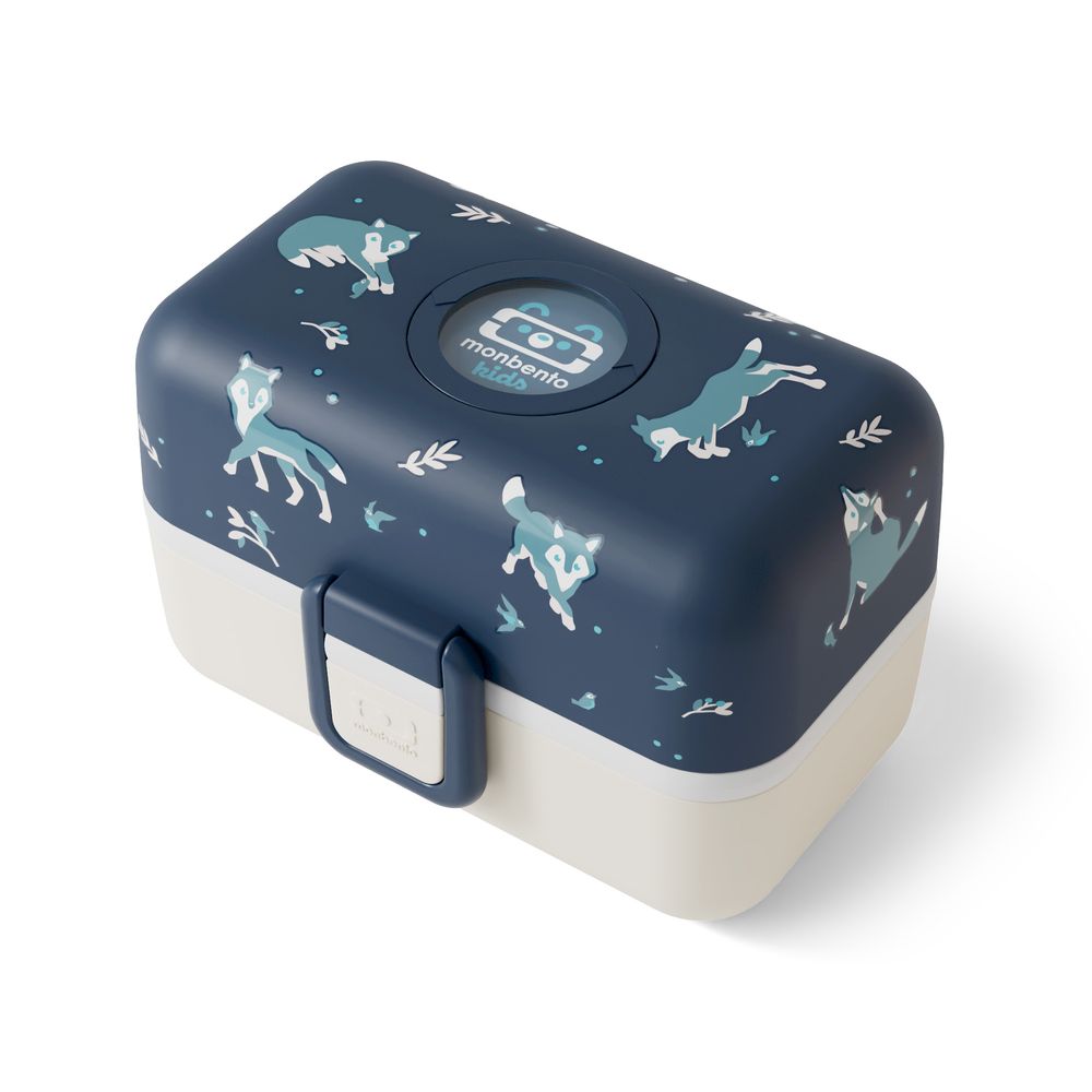 Monbento - Tresor Lunch Box With 2 Food Boxes - Wolf - 800 ml