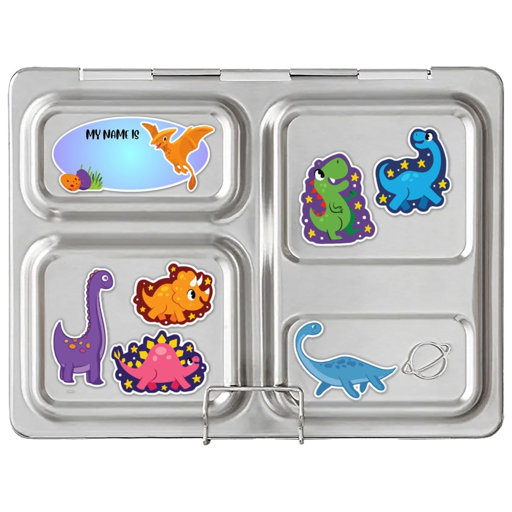Planetbox - Launch 3-Compartment Lunch Box, Dipper & Magnet Set - Dino