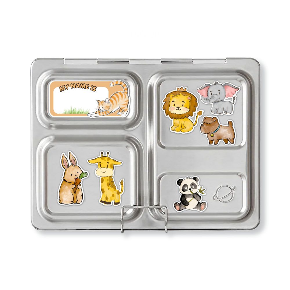 Planetbox - Launch Lunch Box With Square Dipper & Magnet Set - Animal