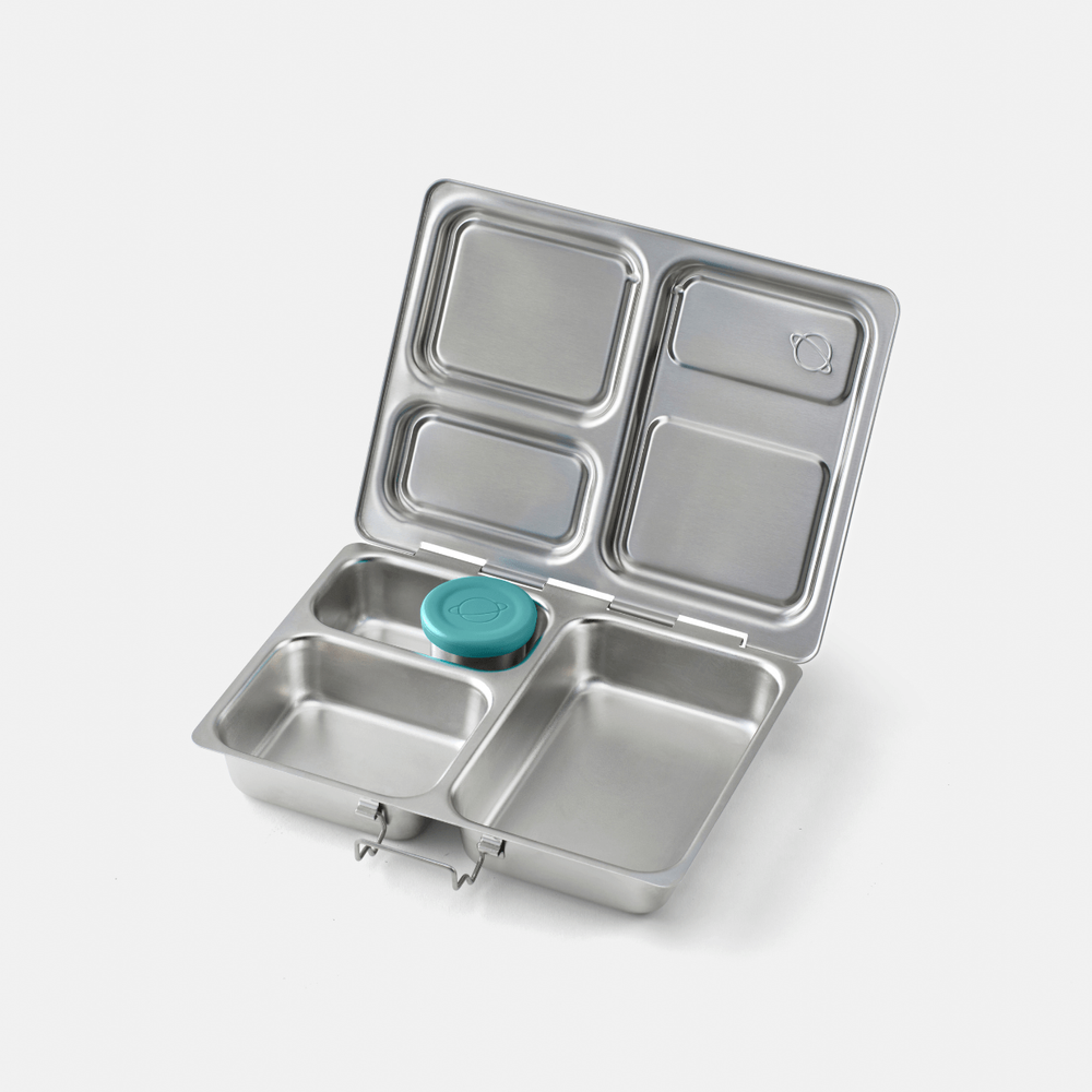 Planetbox - Launch Lunch Box With Square Dipper & Magnet Set - Sealife