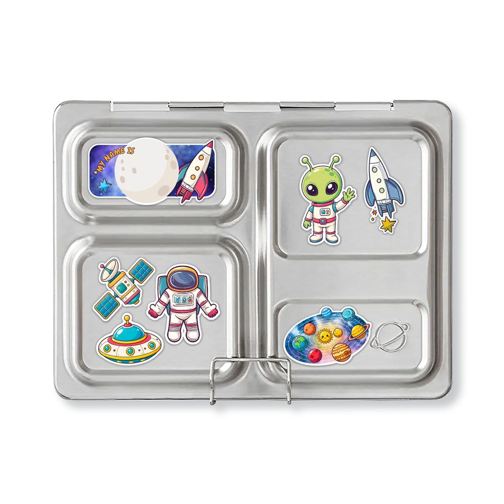 Planetbox - Launch Lunch Box With Square Dipper & Magnet Set - Space