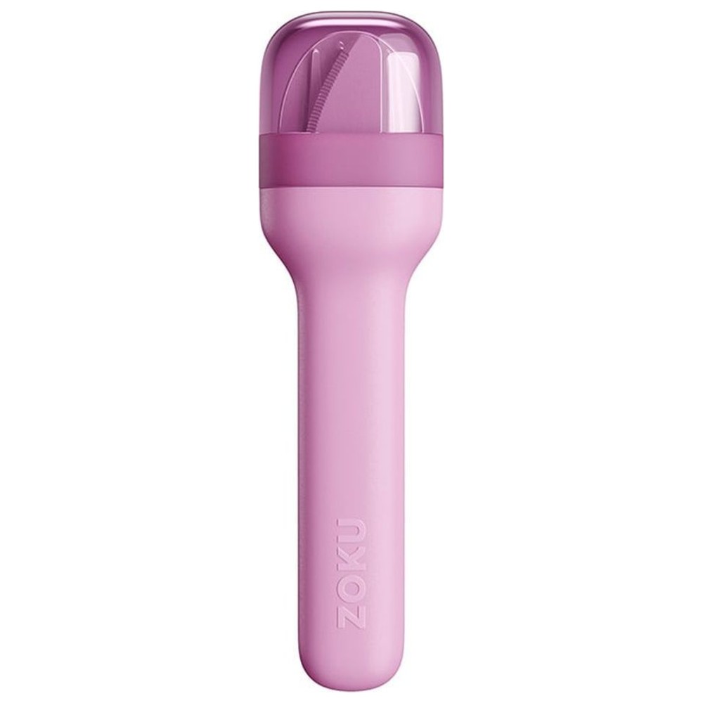 Zoku - Pocket Reusable Cutlery Set With Case - Purple - 4 Pc Set