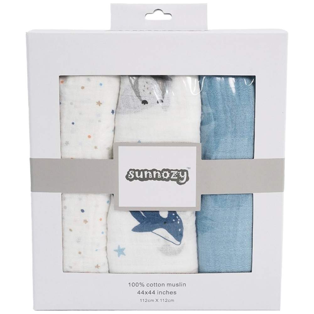 Sunnozy - 3pc-Set - Baby Swaddle